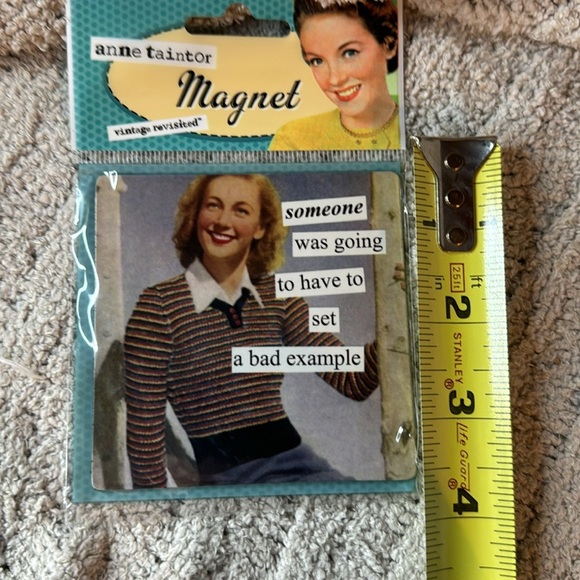 Large Anne Taintor Magnet - “someone was going to have to set a bad example” - Picture 4 of 4
